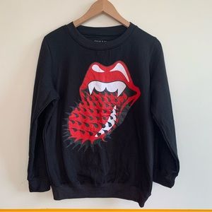 the Rolling Stones crewneck .